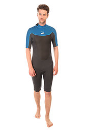 Гидрокостюм (Комбинезон) Billabong Foil 2x2 Sprin Graphite Petrol Blue