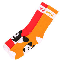 Носки средние Enjoi Mixed Panda Foot Orange/Red