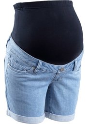 Мода для беременных: джинсовые шорты (темно-синий «потертый») Bonprix