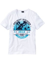 Футболка Regular Fit (лососевый с рисунком) Bonprix