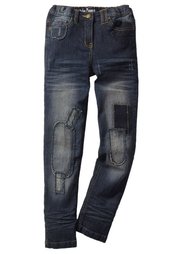 Джинсы Skinny (синий «потертый») Bonprix