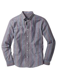 Рубашка (темно-синий в горошек) Bonprix