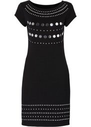 Трикотажное платье (коричневый/золотистый) Bonprix