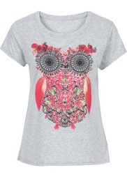 Футболка (белый с рисунком) Bonprix