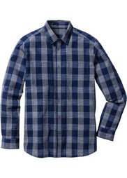 Рубашка Regular Fit с длинным рукавом (темно-красный в клетку) Bonprix