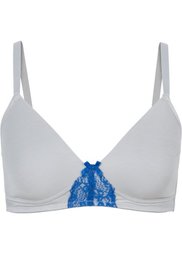 Бюстгальтер, чашка C (белый/серый) Bonprix