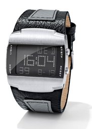 Мужские цифровые часы (коричневый) Bonprix