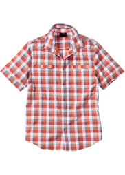 Клетчатая рубашка Regular Fit (аква в клетку) Bonprix