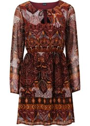 Шифоновое платье (карминно-красный) Bonprix