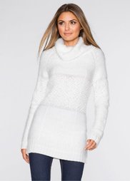 Пуловер (цвет белой шерсти) Bonprix