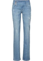 Джинсы Bootcut (синий «потертый») Bonprix