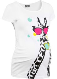 Мода для беременных: футболка с забавным принтом (нежный ярко-розовый с рисунком) Bonprix