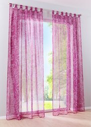 Гардина Палина (1 шт.), петли (кремовый) Bonprix