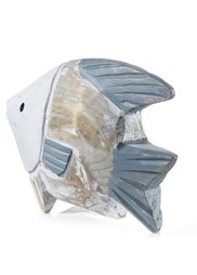 Декоративная фигурка Рыба (белый/серый) Bonprix
