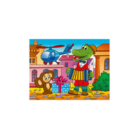 Кубики "Чебурашка", 12шт, Step puzzle Степ Пазл