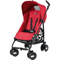 Прогулочная коляска Pliko Mini + бампер передний, Peg-Perego, Mod Red красный