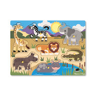 Рамка-вкладыш "Сафари", Melissa &amp; Doug