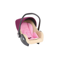 Автокресло Baby Leader Comfort, 0-13 кг., Leader kids, бежевый/розовый