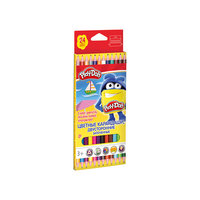 Двусторонние цветные карандаши, 12 шт, 24 цвета, Play-Doh Академия групп