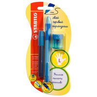 STABILO LeftRight Набор для левшей, голубой (3 предмета)