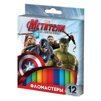 Фломастеры 12 цв., Мстители Росмэн