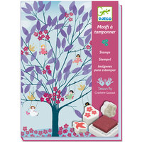 Набор для творчества со штампами «Деревья» Djeco
