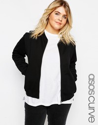 Куртка-пилот ASOS CURVE - Черный