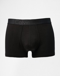Хлопковые боксеры-брифы Calvin Klein - Черный