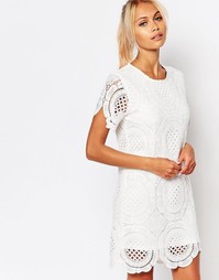 Ажурное платье Fashion Union - Белый