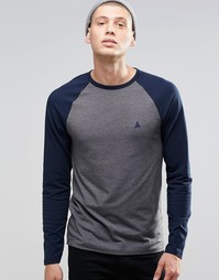 Эластичный лонгслив с рукавами реглан ASOS