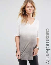 Выбеленная туника для беременных ASOS Maternity - Серый