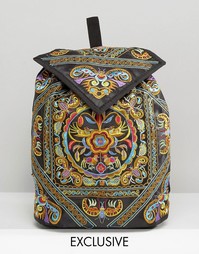 Рюкзак с декоративной вышивкой Reclaimed Vintage - Мульти