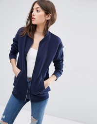 Трикотажная куртка-пилот ASOS The Ultimate - Темно-синий