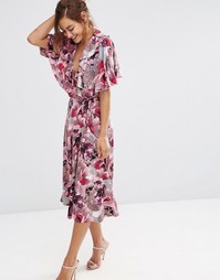 Платье-футляр миди ASOS - Принт
