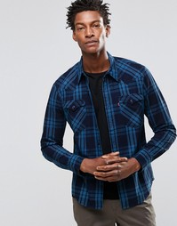 Клетчатая рубашка цвета индиго в стиле вестерн Levi's Barstow Levi's®