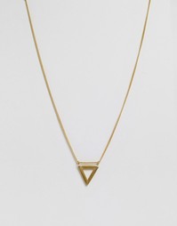 Ожерелье с треугольником Made - Золотой