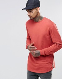 Длинный свитшот с молниями по бокам ASOS - Satsuma