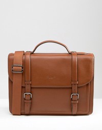 Кожаный портфель Ted Baker Jagala - Коричневый