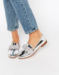 Туфли на плоской подошве ASOS MISSY - Серебряный