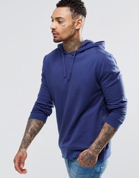 Голубое худи ASOS - Смолисто-синий