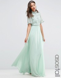 Платье макси ASOS TALL WEDDING - Мятный