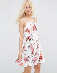 Сарафан с тропическим цветочным принтом ASOS - Мульти