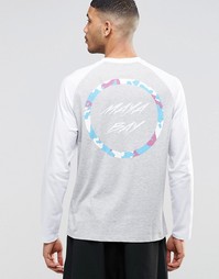 Лонгслив с принтом спереди и сзади ASOS