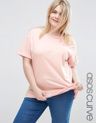 Футболка ASOS CURVE The Ultimate Easy - Телесный