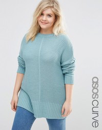 Джемпер крупной вязки ASOS CURVE - Зеленый