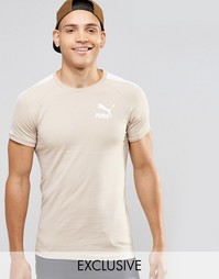 Футболка в стиле ретро Puma эксклюзивно для ASOS - Бежевый