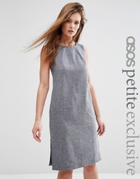 Цельнокройное платье в минималистском стиле ASOS PETITE