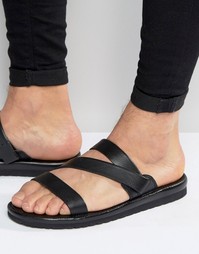 Кожаные сандалии ALDO Balzani - Черный