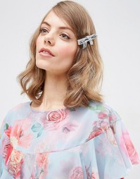 Бантик с блестками ограниченной серии - Серебряный Asos