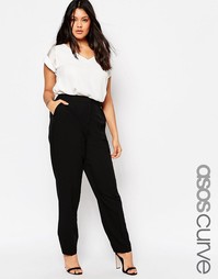 Прямые брюки ASOS CURVE - Черный